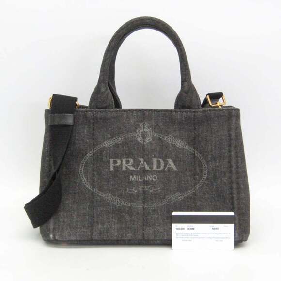 Prada Canapa 1BG439 Women's Canapa Shoulder